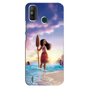 Чехол с мультфильмом Моана TECNO Spark GO (2020) (Моана с веслом)