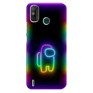 Чехол Амонг Ас для TECNO Spark GO (2020) (AlphaPrint) (Яркий скин)
