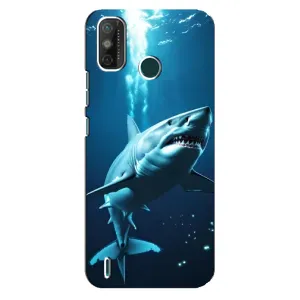 Чохол з картинкою 'Хижаки' для TECNO Spark GO (2021) (Акула під водою)