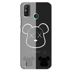 Чохли для TECNO Spark GO (2021) - Bearbrick Louis Vuitton (PREMIUMPrint) (БеарБрік очі)