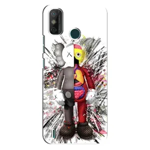 Чохли для TECNO Spark GO (2021) - Bearbrick Louis Vuitton (PREMIUMPrint) (Беарбрік)