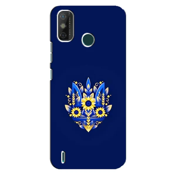 Чохол з принтом «Квітковий Герб» для TECNO Spark GO (2021)