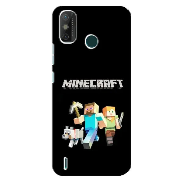 Чехол с принтом «герои Minecraft» для TECNO Spark GO (2021) Чехол с принтом «герои Minecraft» для TECNO Spark GO (2021)