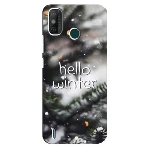Новорічні, Святкові Чохли для TECNO Spark GO (2021) - 2024 год (Hello winter)
