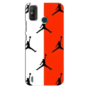 Чохли для TECNO Spark GO (2021) - з картинкою JORDAN (AlphaPrint) (Лого Джордан)