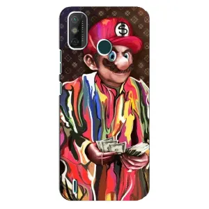Бренднові Чохли для TECNO Spark GO (2021) - (PREMIUMPrint) (Mario LV)