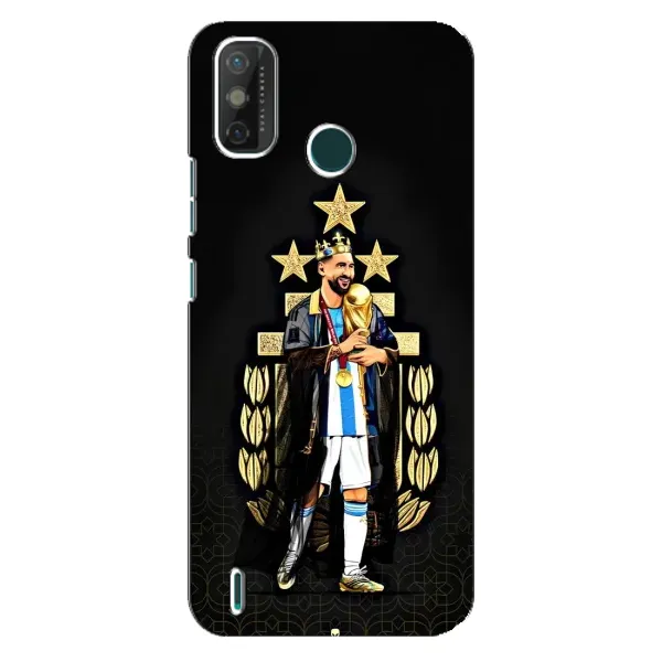 Чехол с принтом «Месси Король» для TECNO Spark GO (2021)