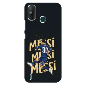 Чехлы для TECNO Spark GO (2021) (Leo чемпион) (AlphaPrint) (Messi ПСЖ)