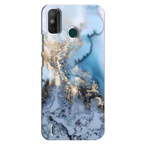 Мраморный чехол на TECNO Spark GO (2021) (VPrint) (Нежный мрамор)