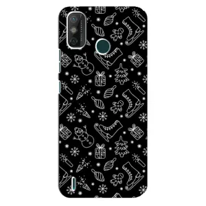 Новорічні, Святкові Чохли для TECNO Spark GO (2021) - 2024 год (Новорічний фон)
