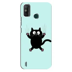 Чохол з принтом для TECNO Spark GO (2021) (AlphaPrint) Модні коти (Падаючий кіт)