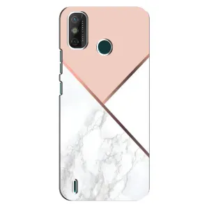 Мраморный чехол на TECNO Spark GO (2021) (VPrint) (Тройной мрамор)