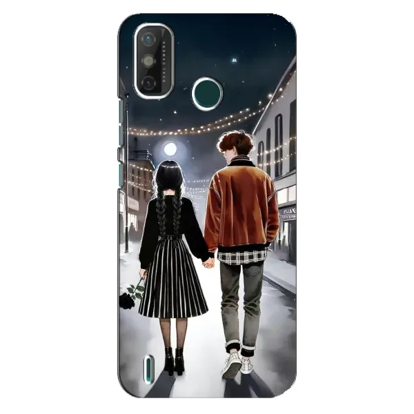 Чохол з принтом «Венздей та Тайлер» для TECNO Spark GO (2021) Чохол з принтом «Венздей та Тайлер» для TECNO Spark GO (2021)