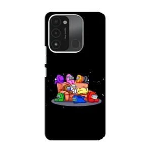 Чехол Амонг Ас для TECNO Spark GO (2022) (AlphaPrint) (Амонг-ас)