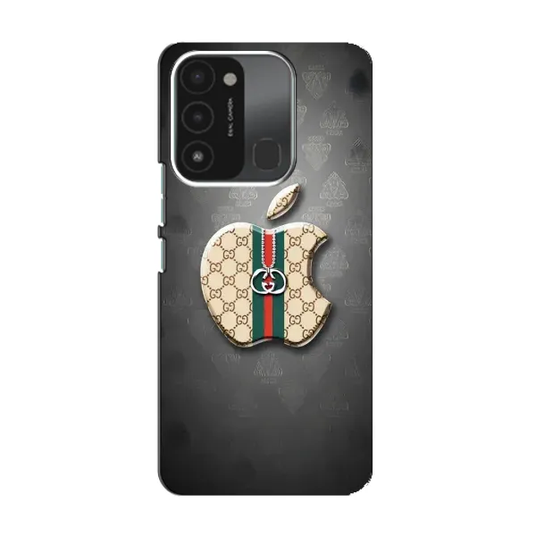 Чехол с принтом «Apple gucci» для TECNO Spark GO (2022)