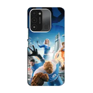 Чехол с принтом Фантастическая четверка для TECNO Spark GO (2022) (Герои Фантастическая Четверка)