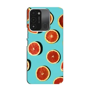 Чехлы с Фруктами для TECNO Spark GO (2022) (VPrint) (Грейпфрут)