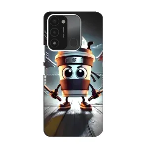 Чехол с мемом Тралалело тралала на TECNO Spark GO (2022) (Капучино асасино)