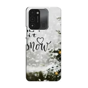 Новорічні, Святкові Чохли для TECNO Spark GO (2022) - 2024 год (Let it snow)