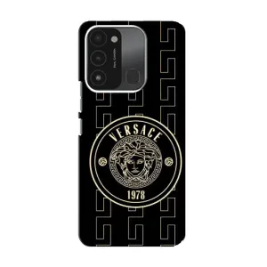 Чехлы VERSACE для Техно Спарк ГО (2022) (PREMIUMPrint) (Лого Версаче)