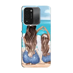 Чохол з друком для TECNO Spark GO (2022) - (Мама з дитинкою) (AlphaPrint)