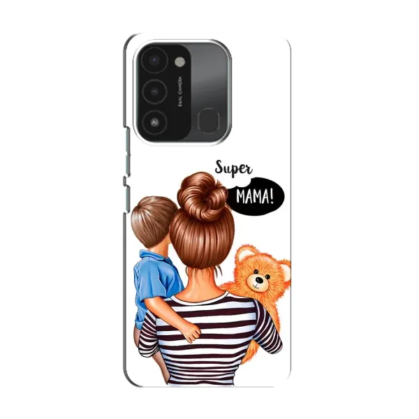 Чехол с принтом «Мама с сыном» для TECNO Spark GO (2022)