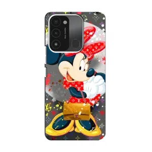 Чехол Disney Mouse TECNO Spark GO (2022) (PREMIUMPrint) (Minni с бантиком)