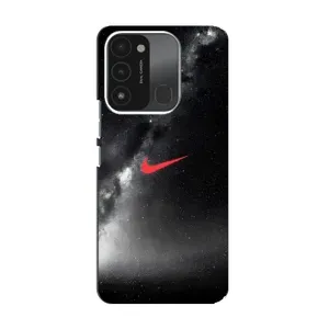 Чехол для TECNO Spark GO (2022) - с принтом Найк (AlphaPrint) (Найк красный)