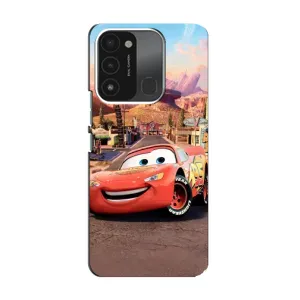 Силиконовый чехол Маквин для TECNO Spark GO (2022) (Радиаторный Спрингс Маквин)