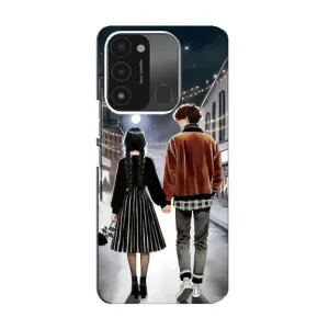 Чехол с дизайном Венздей 2 на TECNO Spark GO (2022) (Уэнздей и Тайлер)