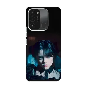 Чехлы Венсдей на TECNO Spark GO (2022) Уэнсдей (AlphaPrint) (взгляд Уэнздей)