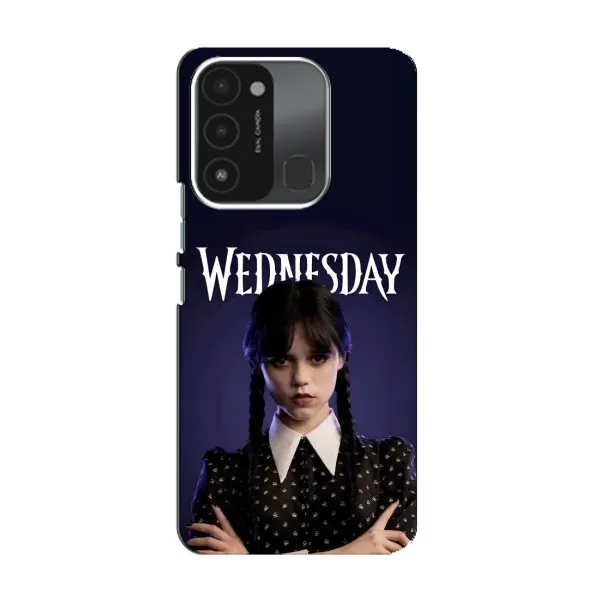 Чехол с принтом «Wednesday» для TECNO Spark GO (2022)