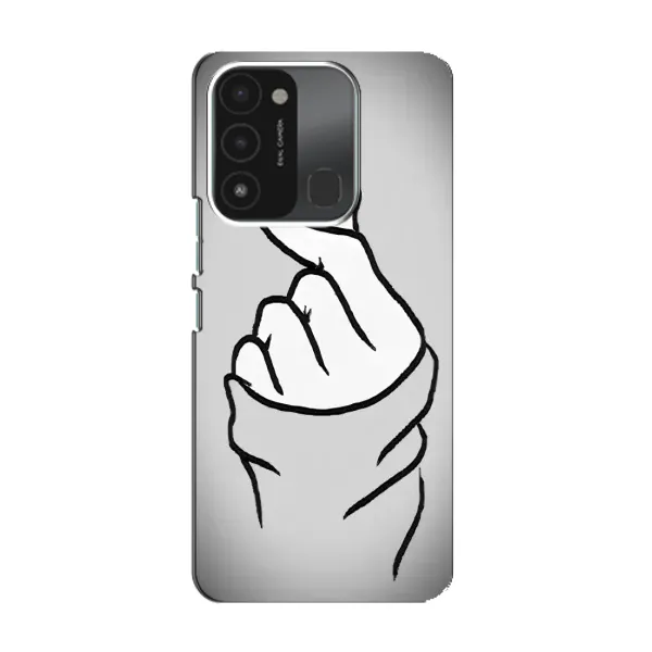 Чехол с принтом «Значок Love» для TECNO Spark GO (2022)
