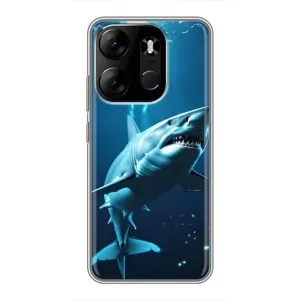 Чохол з принтом «Акула під водою» для TECNO Spark Go 2023 (BF7)