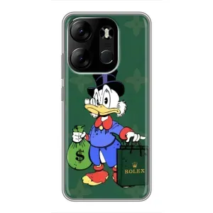 Чехли для Tecno Spark Go 2023 (BF7) - Скрудж МакДак Louis Vuitton (PREMIUMPrint) (Богата Утка)
