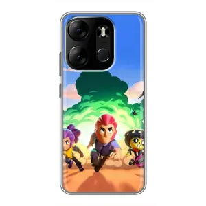 Чехол для Tecno Spark Go 2023 (BF7) Бравл Старс (VPrint) (Бравел Старс)