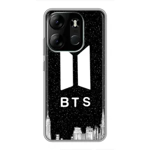 Чехлы BTS для Tecno Spark Go 2023 (BF7) (AlphaPrint) (БТС Лого)