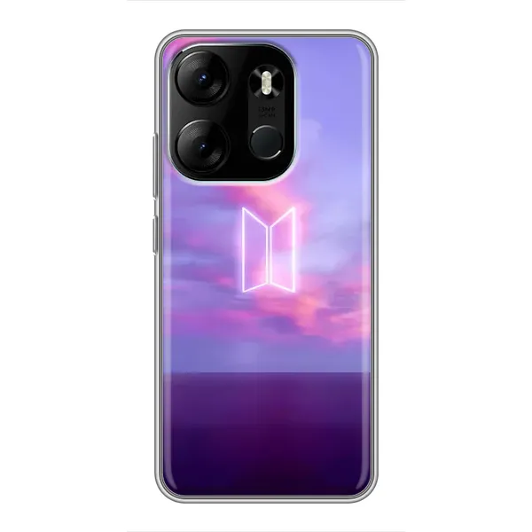 Чехол с принтом «BTS логотип» для TECNO Spark Go 2023 (BF7)