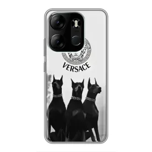 Чохли VERSACE для ТЕКНО Спарк Го 2023 (БФ7) (PREMIUMPrint) (Доберман Версаче)