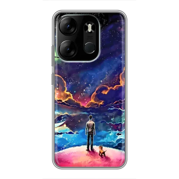 Чехол с принтом «Галактический вид» для TECNO Spark Go 2023 (BF7)