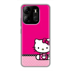 Чехол для Ребёнка на Техно Спарк Го 2023 (VPrint) (Girl KITTY)