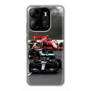 Чехол Формула1 на Tecno Spark Go 2023 (BF7) (Гонка Формула 1)