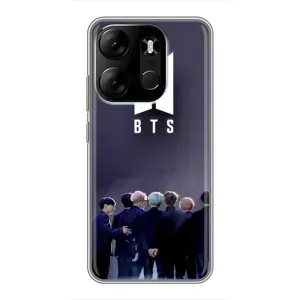 Чехлы BTS для Tecno Spark Go 2023 (BF7) (AlphaPrint) (Группа BTS)