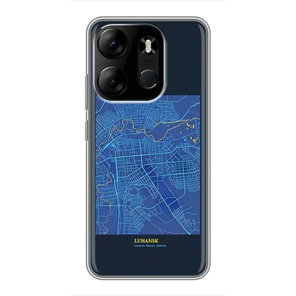 Чохол з принтом «Луганськ» для TECNO Spark Go 2023 (BF7)