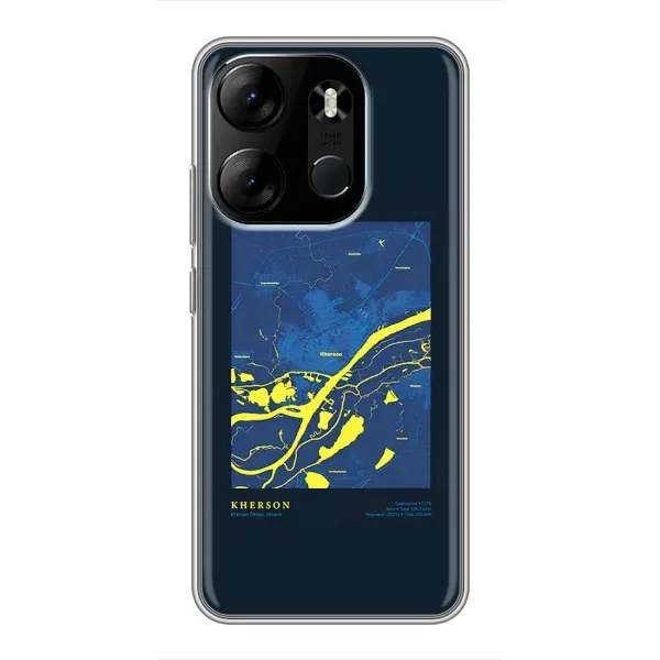 Чохол з принтом «Херсон» для TECNO Spark Go 2023 (BF7)