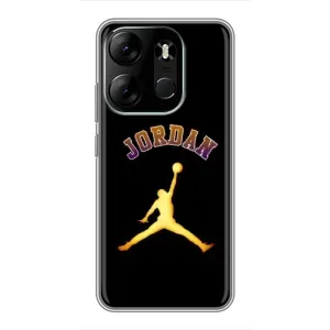 Чохли для Tecno Spark Go 2023 (BF7) - з картинкою JORDAN (AlphaPrint) (Jordan Gold)