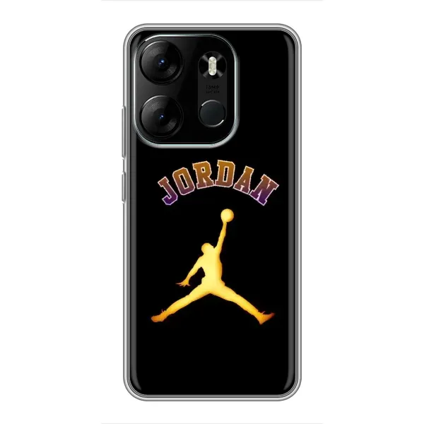 Чехол с принтом «Jordan Gold» для TECNO Spark Go 2023 (BF7)