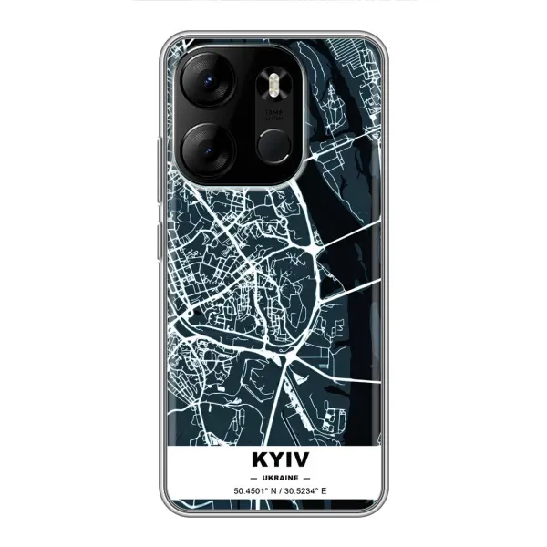 Чохол з принтом «Київ» для TECNO Spark Go 2023 (BF7)