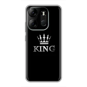 Чехол с Короной Техно Спарк Го 2023 - (AlphaPrint) (KING)