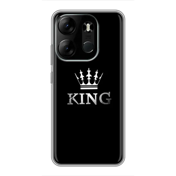 Чехол с принтом «KING» для TECNO Spark Go 2023 (BF7) Чехол с принтом «KING» для TECNO Spark Go 2023 (BF7)